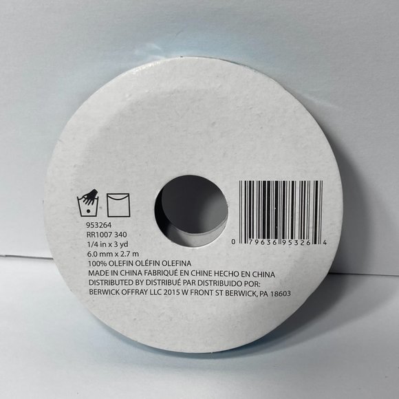 Light Blue Ric Rac Trim Ribbon Offray 12 Rolls Craft Scrapbook Card Making Gifts - Picture 4 of 15